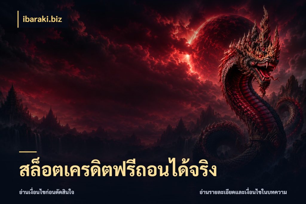 สล็อตเครดิตฟรีถอนได้จริง สายโบนัสเลือกมุมเครดิตให้ตรงสไตล์ ในมุม ibaraki.biz
