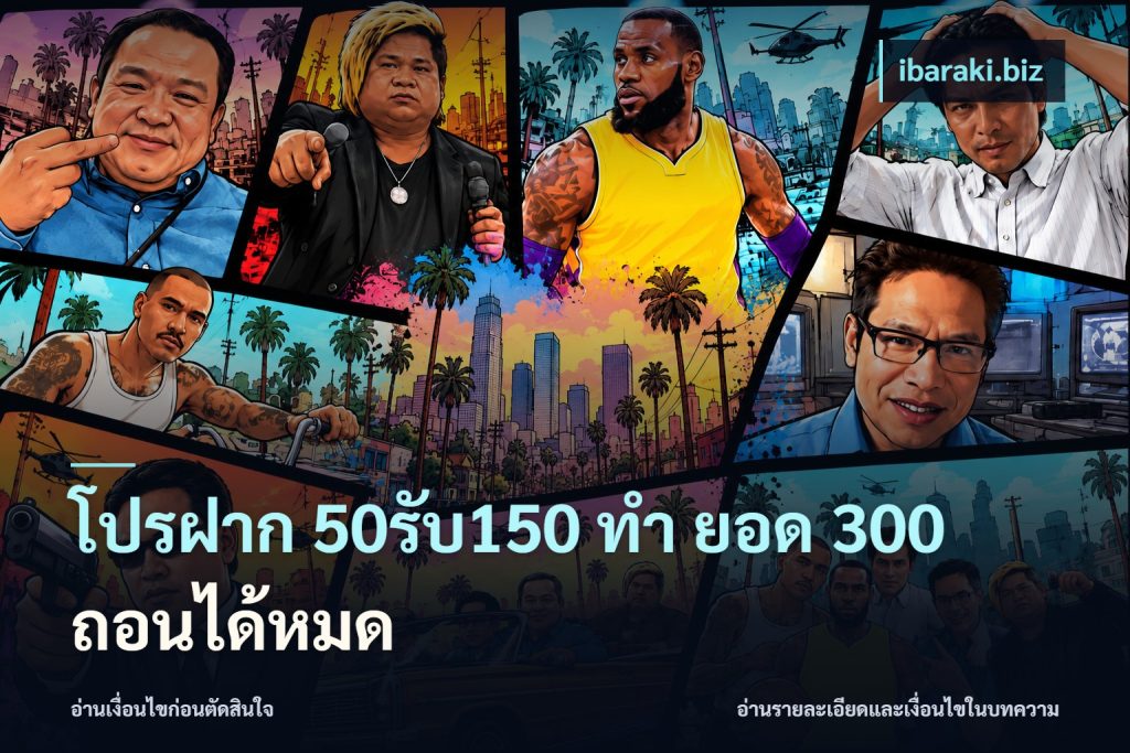 โปรฝาก 50รับ150 ทํา ยอด 300 ถอนได้หมด