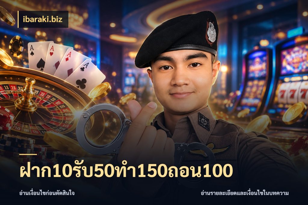 ฝาก10รับ50ทํา150ถอน100 จับคู่โบนัสกับสไตล์เกมที่ชอบ สไตล์ ibaraki.biz