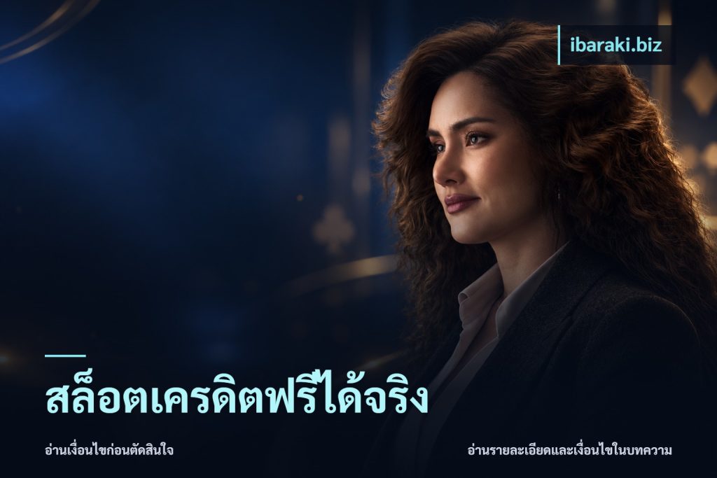 สล็อตเครดิตฟรีได้จริง