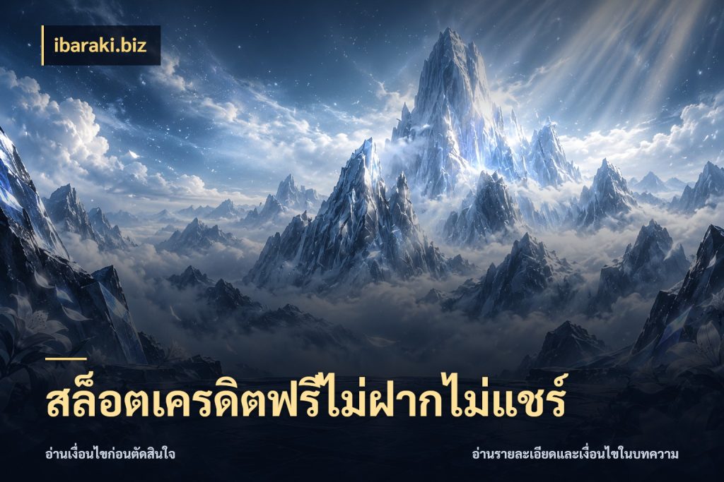 สล็อตเครดิตฟรีไม่ฝากไม่แชร์ ชนิดเครดิตกับสิทธิ์ที่คุณอยากรู้ สไตล์ ibaraki.biz