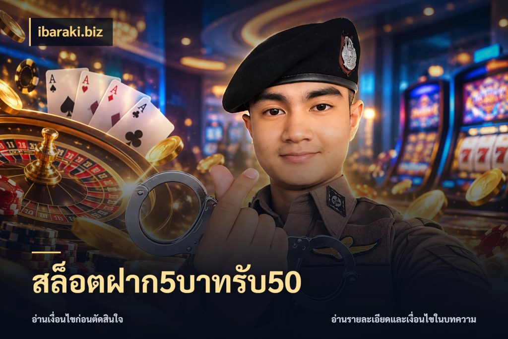 สล็อตฝาก5บาทรับ50 จับประเด็นยอดรับก่อนเลือกความสนุก กับ ibaraki.biz