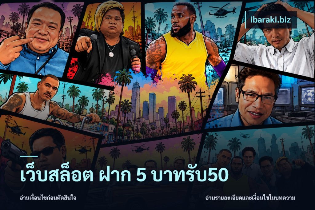 เว็บสล็อต ฝาก 5 บาทรับ50