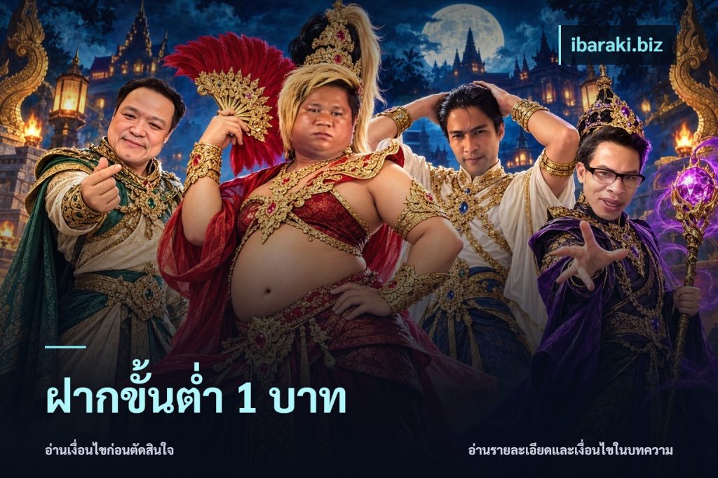 ฝากขั้นต่ำ 1 บาท