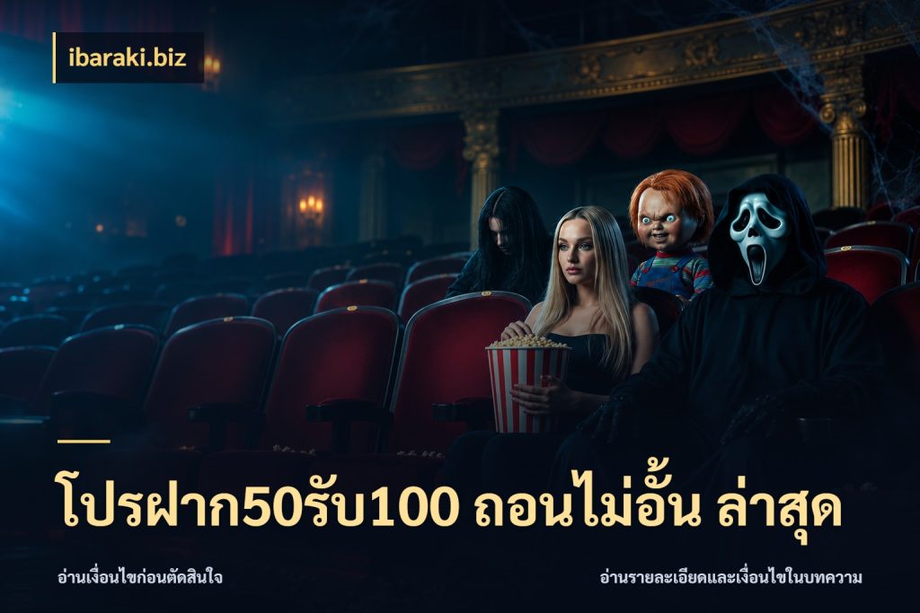 โปรฝาก50รับ100 ถอนไม่อั้น ล่าสุด สีสันของโปรฝากและยอดรับ กับ ibaraki.biz