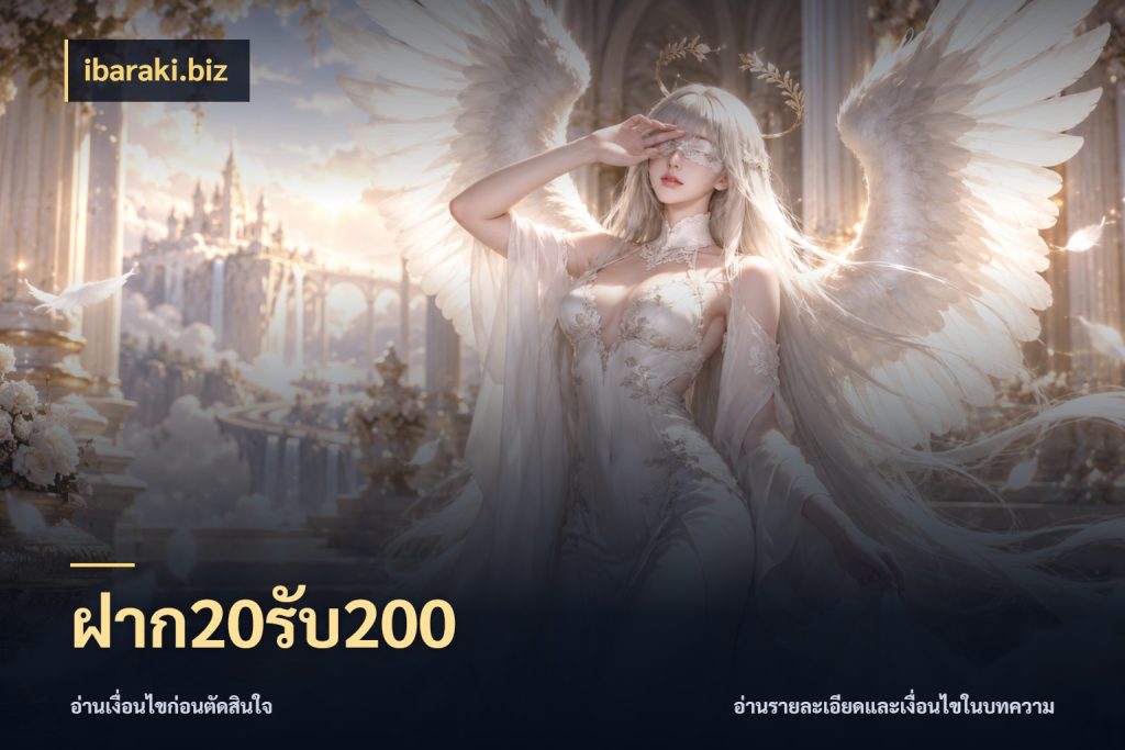 ฝาก20รับ200 สีสันของโปรฝากและยอดรับ กับ ibaraki.biz