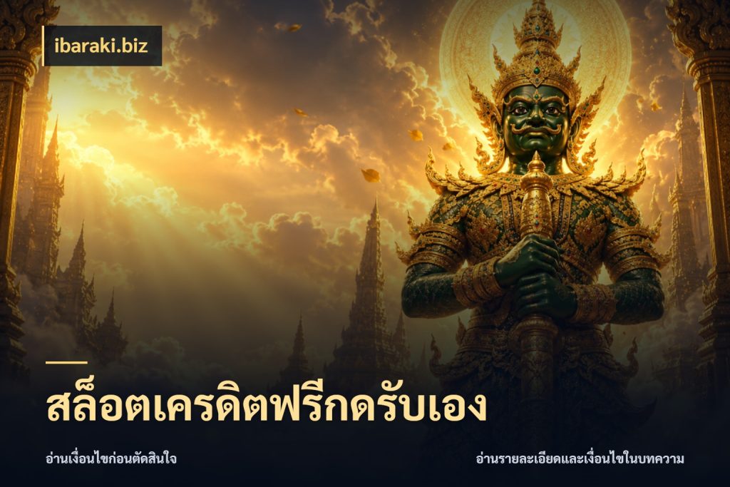 สล็อตเครดิตฟรีกดรับเอง สีสันของเครดิตฟรีและเกมแนวที่ชอบ ในมุม ibaraki.biz