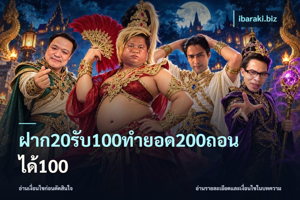 ฝาก20รับ100ทํายอด200ถอนได้100