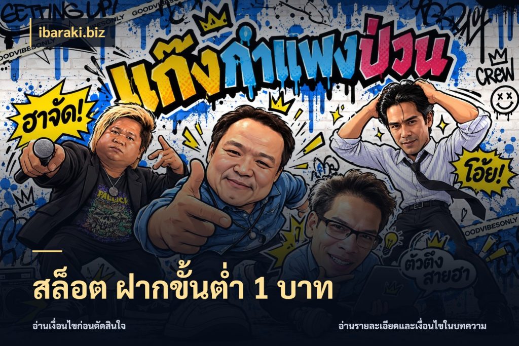 สล็อต ฝากขั้นต่ํา 1 บาท สายทุนน้อยเลือกความสนุกให้พอดี สไตล์ ibaraki.biz