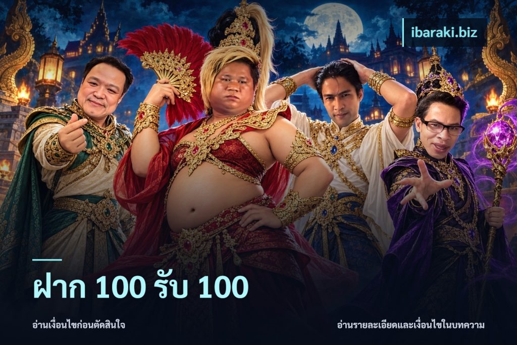 ฝาก 100 รับ 100