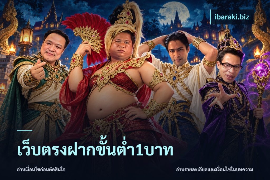 เว็บตรงฝากขั้นต่ำ1บาท