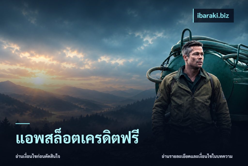 แอพสล็อตเครดิตฟรี