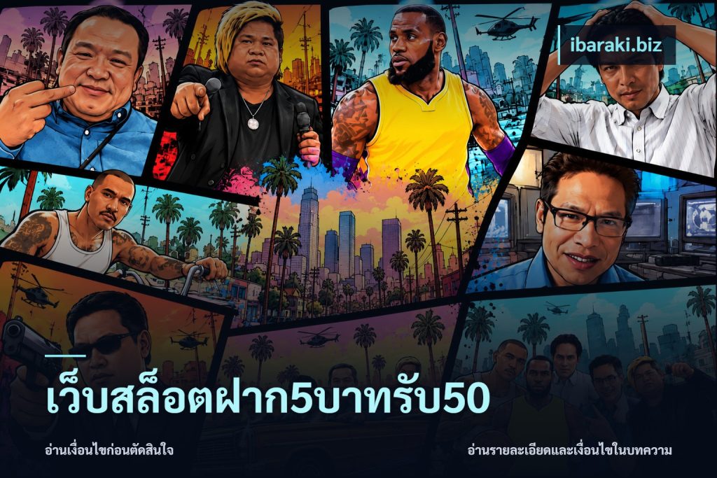 เว็บสล็อตฝาก5บาทรับ50