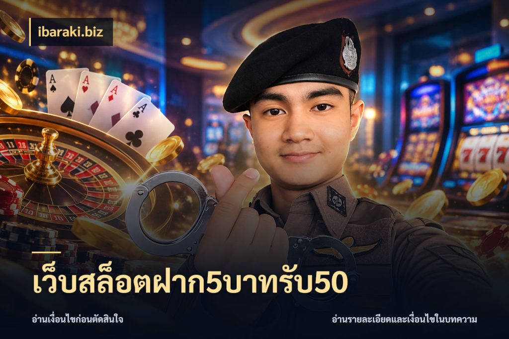เว็บสล็อตฝาก5บาทรับ50 ibaraki.biz เครดิตกับรูปแบบโปรที่ตรงใจ