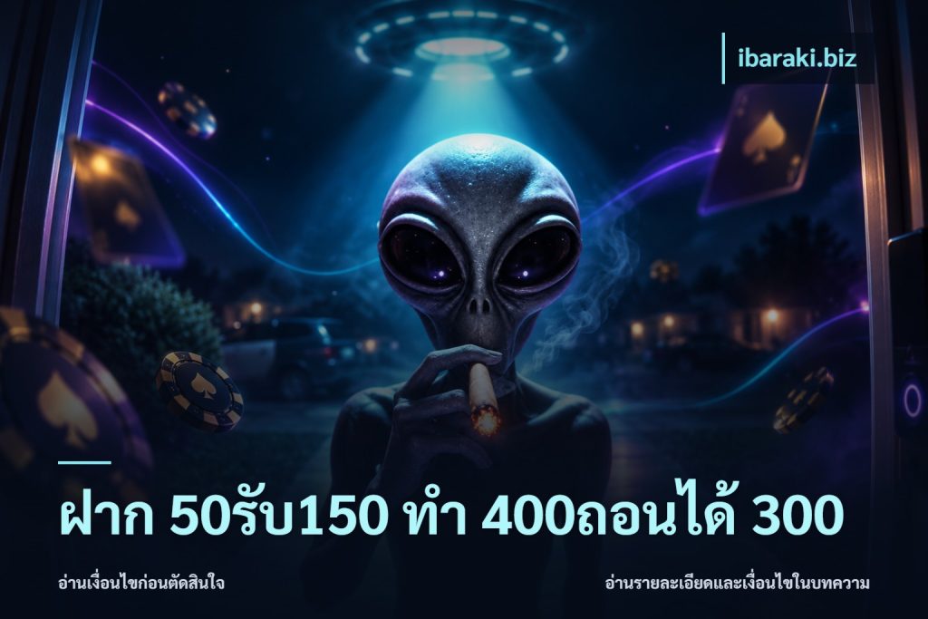 ฝาก 50รับ150 ทํา 400ถอนได้ 300