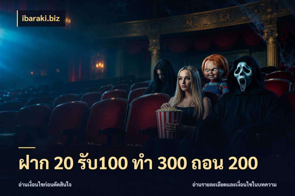 ฝาก 20 รับ100 ทํา 300 ถอน 200 ibaraki.biz จับประเด็นยอดรับก่อนเลือกความสนุก