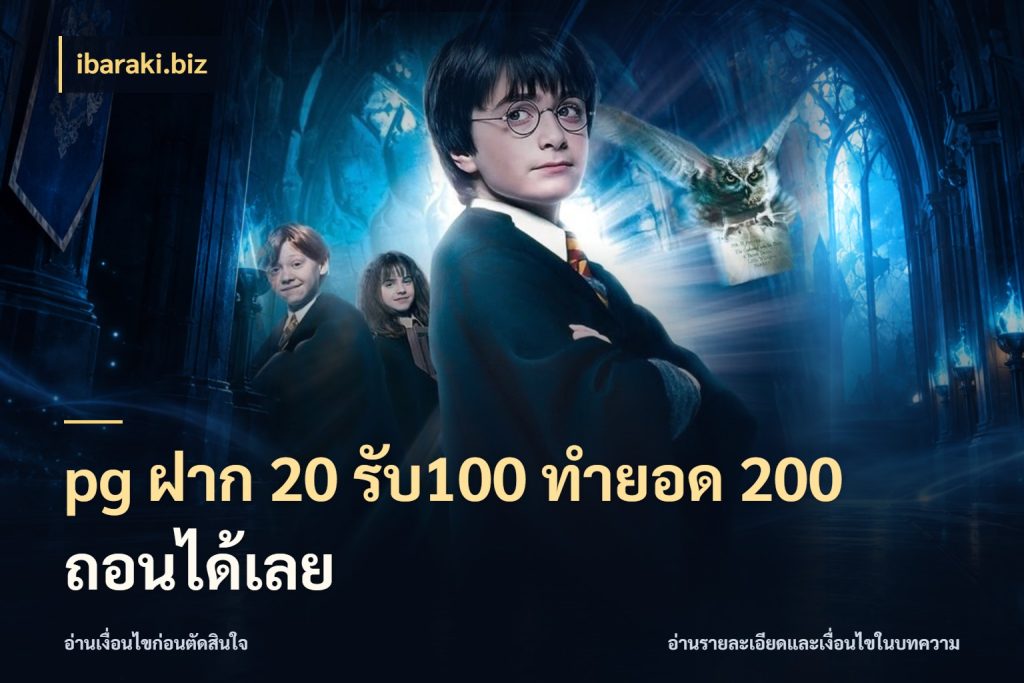 pg ฝาก 20 รับ100 ทำยอด 200 ถอนได้เลย จุดเด่นของเครดิตที่คนชอบเกมอยากรู้ กับ ibaraki.biz