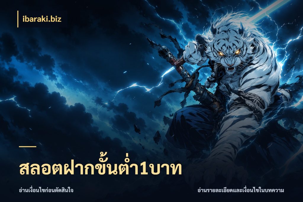 สลอตฝากขั้นต่ำ1บาท สายทุนน้อยเลือกความสนุกให้พอดี ในมุม ibaraki.biz