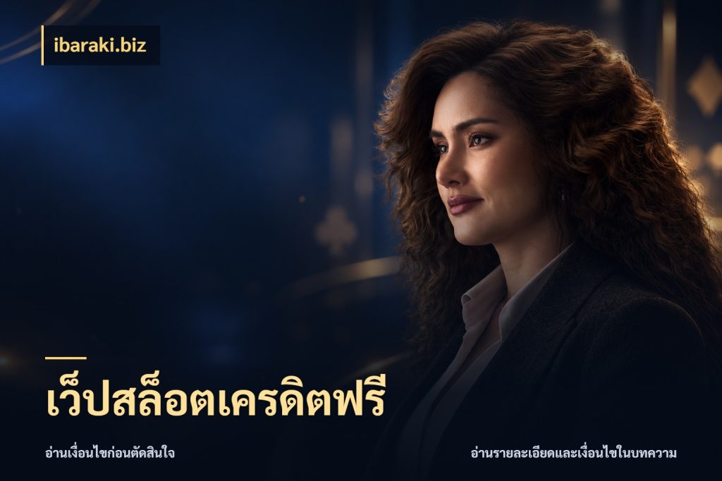 เว็ปสล็อตเครดิตฟรี จับมุมเด่นของเครดิตฟรีให้ตรงใจ กับ ibaraki.biz