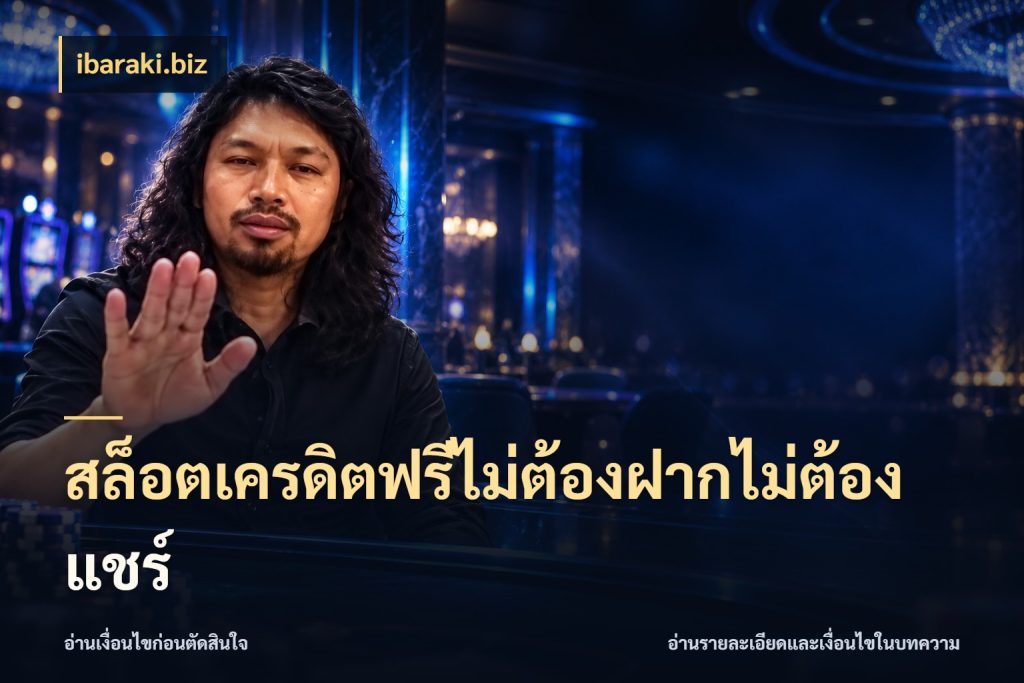 สล็อตเครดิตฟรีไม่ต้องฝากไม่ต้องแชร์ สายโบนัสเลือกมุมเครดิตให้ตรงสไตล์ กับ ibaraki.biz