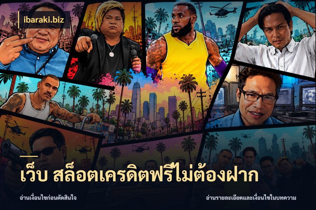 เว็บ สล็อตเครดิตฟรีไม่ต้องฝาก ibaraki.biz รู้จักยอดและขอบเขตของเครดิตฟรี