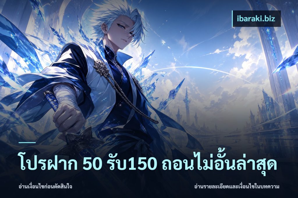โปรฝาก 50 รับ150 ถอนไม่อั้นล่าสุด