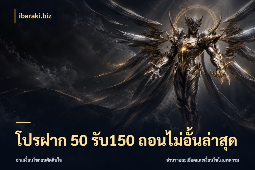 โปรฝาก 50 รับ150 ถอนไม่อั้นล่าสุด เครดิตกับรูปแบบโปรที่ตรงใจ สไตล์ ibaraki.biz
