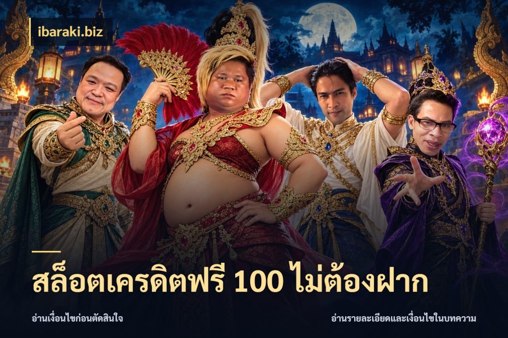 สล็อตเครดิตฟรี 100 ไม่ต้องฝาก เลือกสไตล์ความสนุกจากรูปแบบเครดิต ในมุม ibaraki.biz