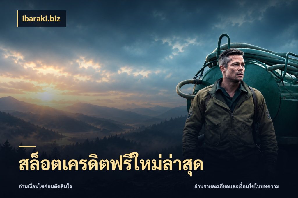 สล็อตเครดิตฟรีใหม่ล่าสุด ชนิดเครดิตกับสิทธิ์ที่คุณอยากรู้ ในมุม ibaraki.biz