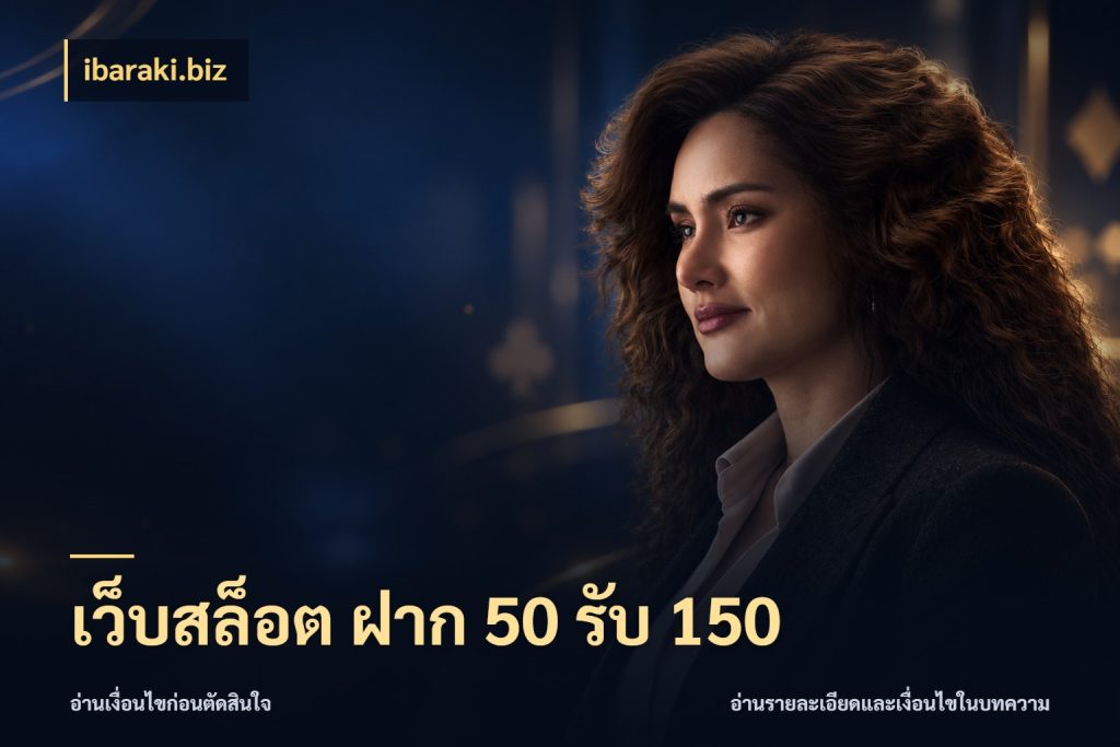 เว็บสล็อต ฝาก 50 รับ 150 ibaraki.biz รูปแบบโบนัสกับสิทธิ์ของสายเกม