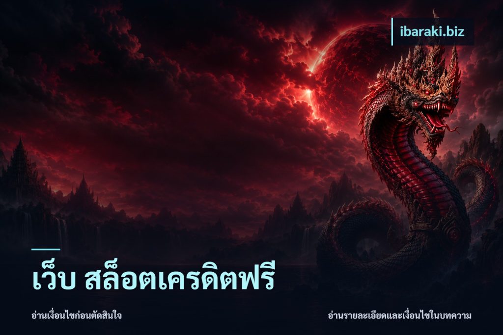เว็บ สล็อตเครดิตฟรี