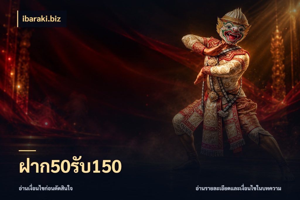 ฝาก50รับ150 ยอดฝากและยอดรับในมุมของคนชอบลุ้น สไตล์ ibaraki.biz