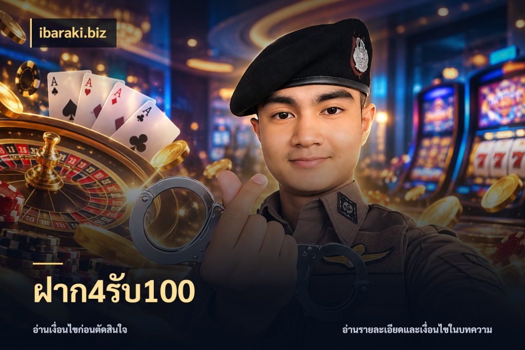 ฝาก4รับ100 จับคู่โบนัสกับสไตล์เกมที่ชอบ สไตล์ ibaraki.biz
