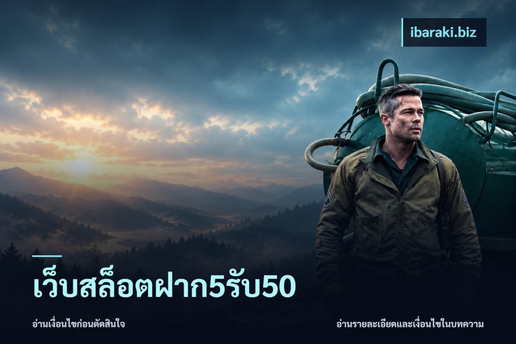 เว็บสล็อตฝาก5รับ50