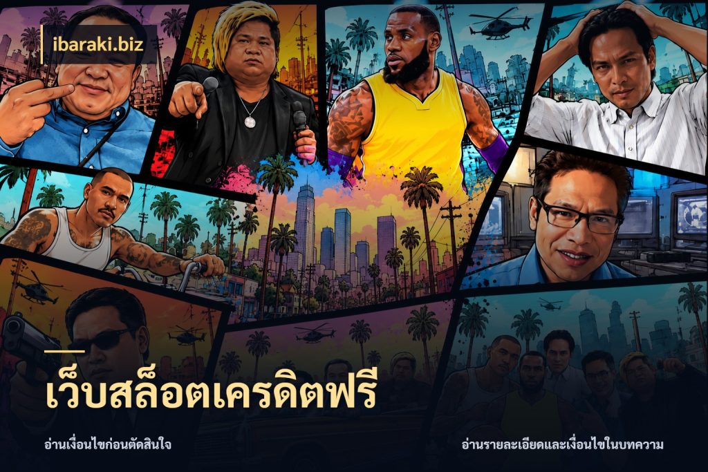เว็บสล็อตเครดิตฟรี รู้จักยอดและขอบเขตของเครดิตฟรี สไตล์ ibaraki.biz