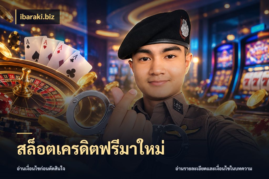 สล็อตเครดิตฟรีมาใหม่ ibaraki.biz เครดิตฟรีกับจังหวะลุ้นที่คุณเลือก
