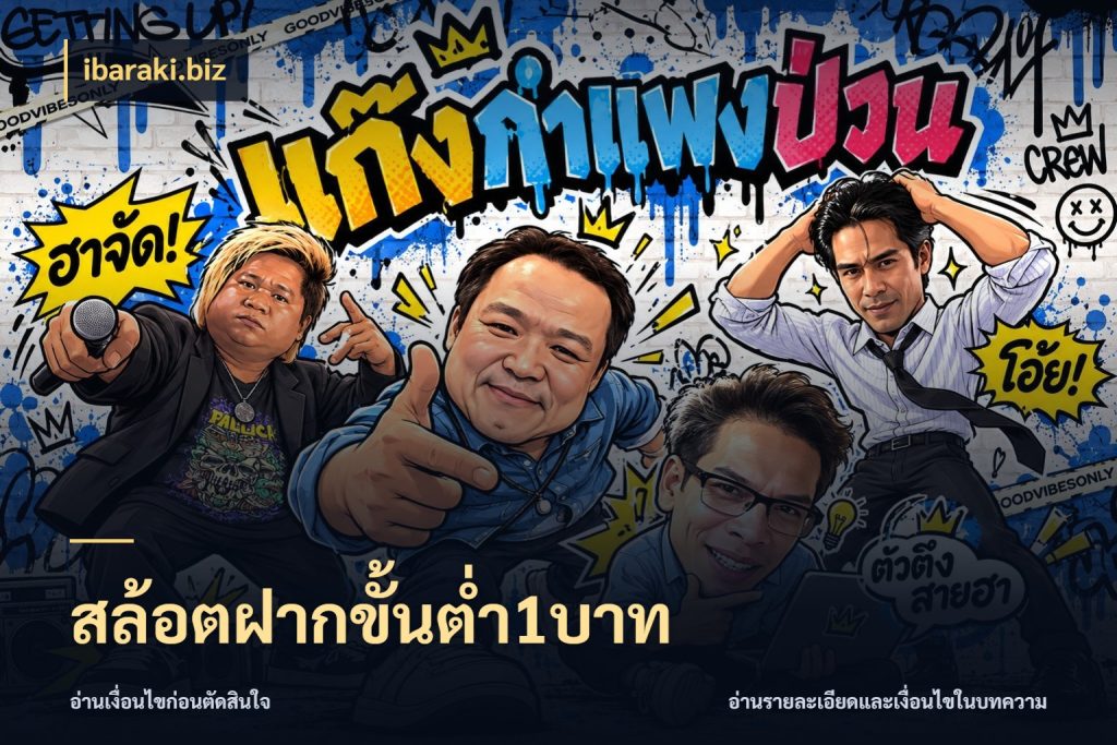 สล้อตฝากขั้นต่ำ1บาท จำนวนเริ่มต้นกับสไตล์เกมที่ชอบ ในมุม ibaraki.biz
