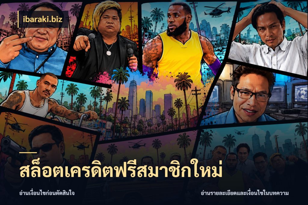 สล็อตเครดิตฟรีสมาชิกใหม่ สิทธิ์ที่สายโบนัสสนใจกับวิธีรับ สไตล์ ibaraki.biz