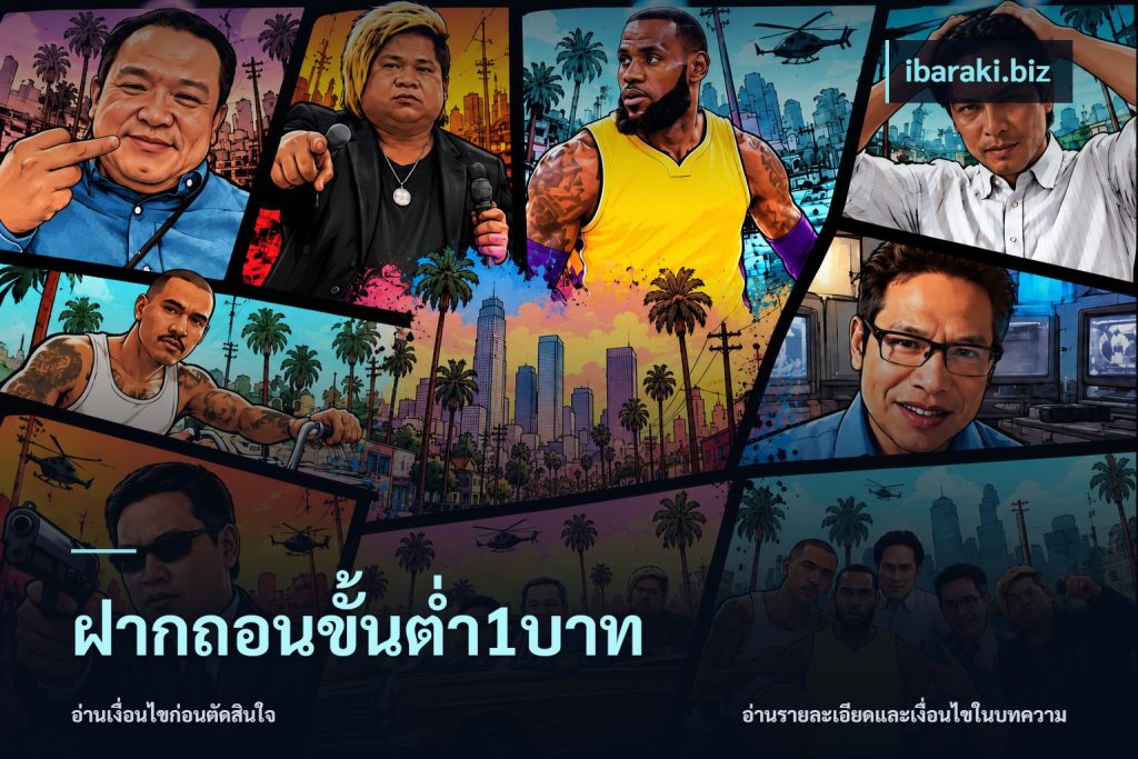 ฝากถอนขั้นต่ำ1บาท
