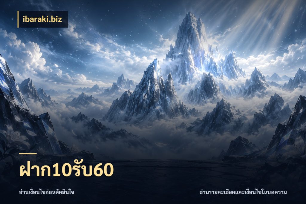ฝาก10รับ60 สายโบนัสเลือกจังหวะสนุกได้อย่างไร กับ ibaraki.biz